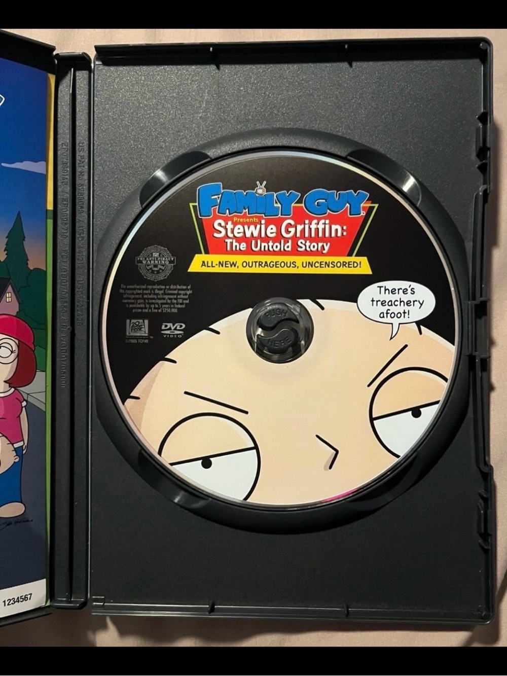 Family Guy Presents Stewie Griffin: The Untold Story On DVD 2005 Uncensored